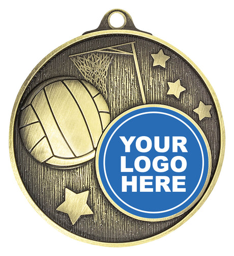 Club Medal - Netball Gold