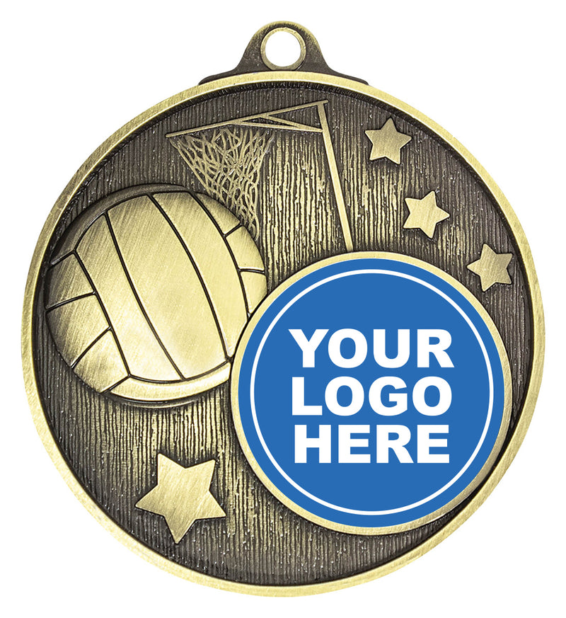 Club Medal - Netball Club Medal Netball Gold