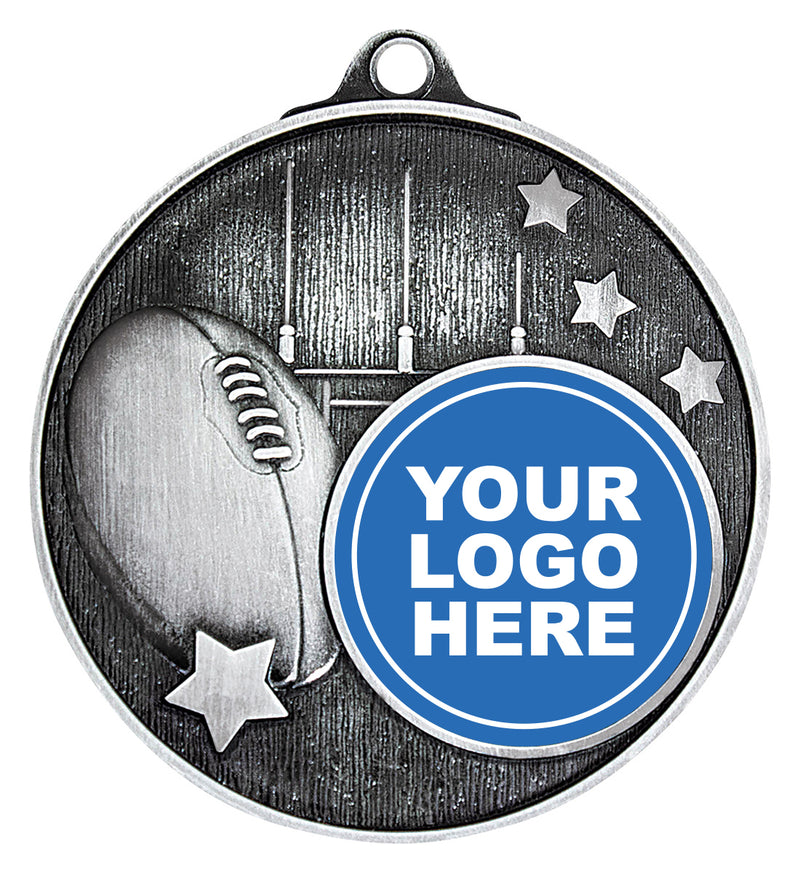 Club Medal - Footy Silver