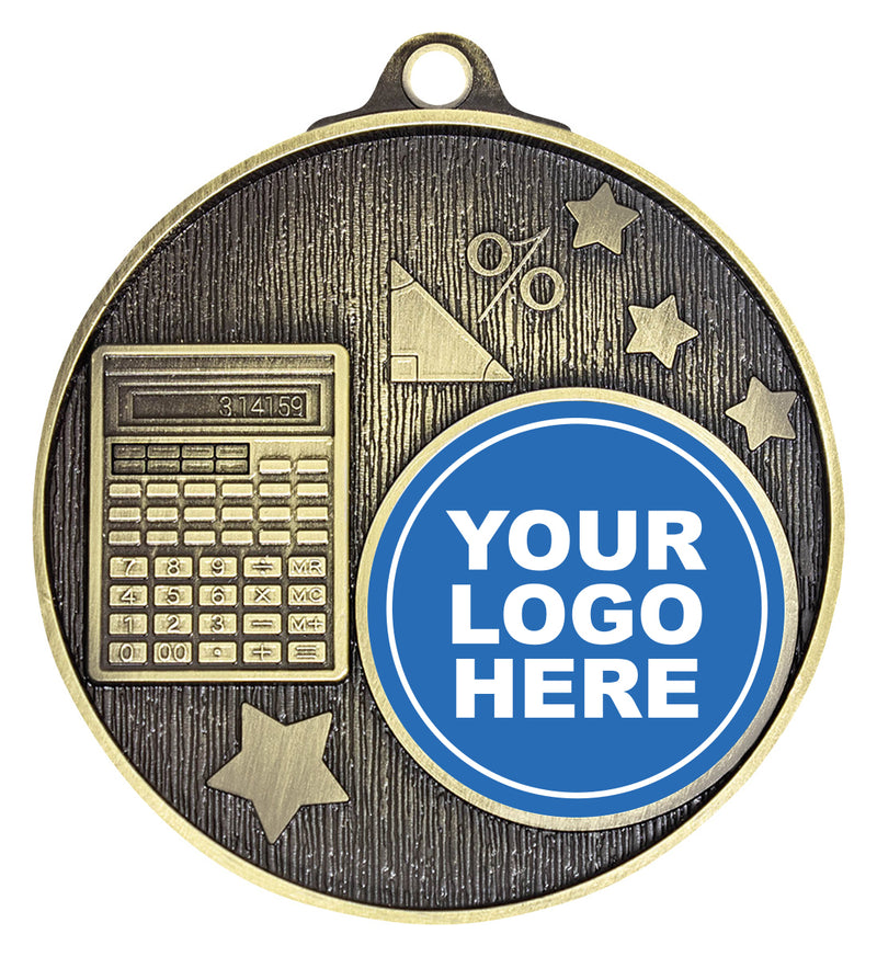 Logo Medal - Maths Logo Medal Maths Gold
