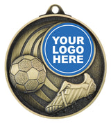 Football Medal - Insert Gold