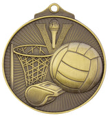 Netball Medal Gold