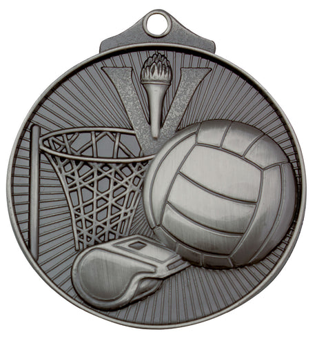 Netball Medal Silver