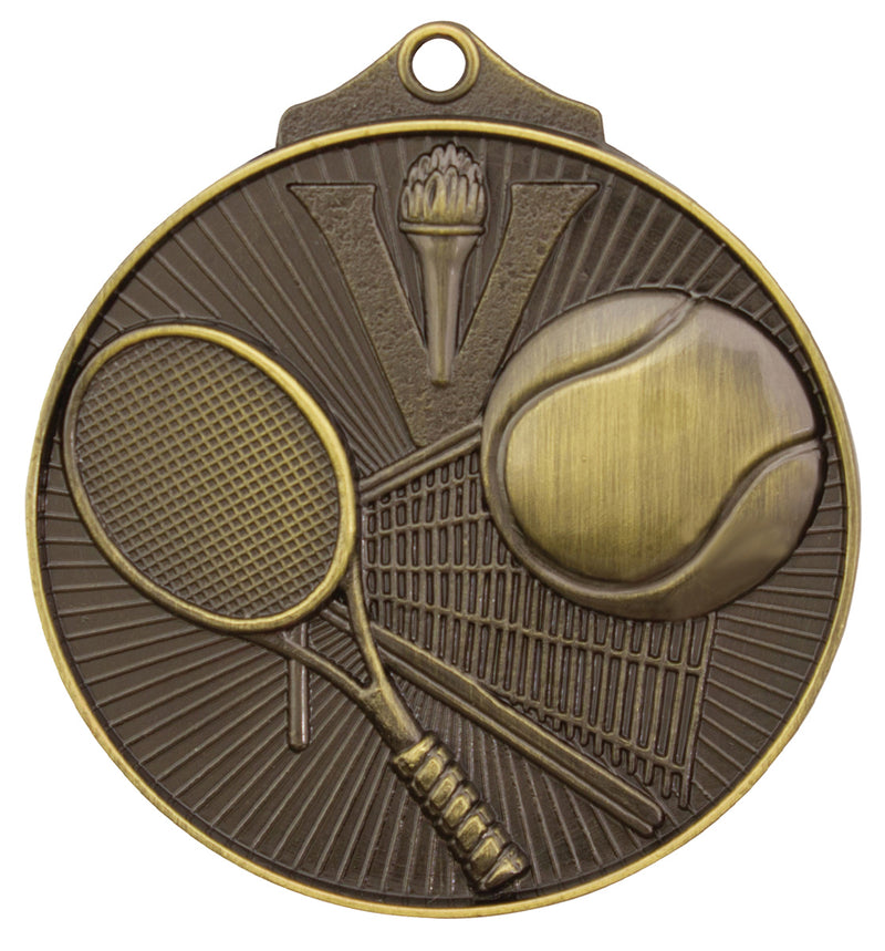 Tennis Medal Gold / Metal