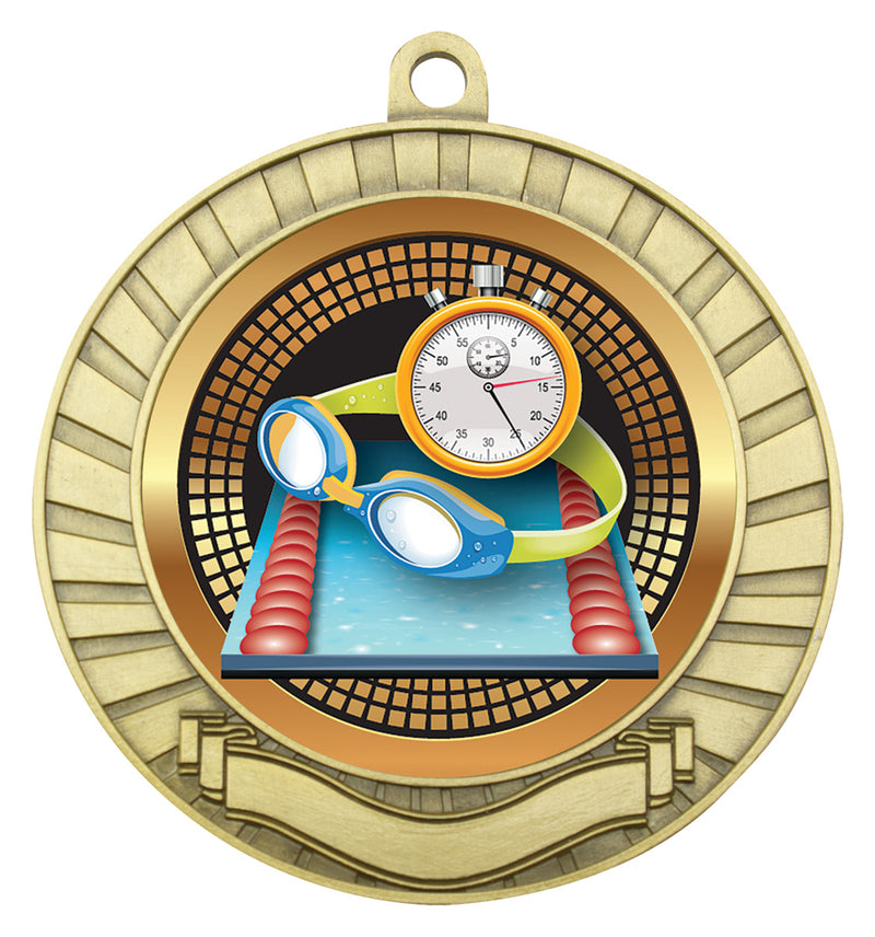 Eco Scroll - Swim Gold