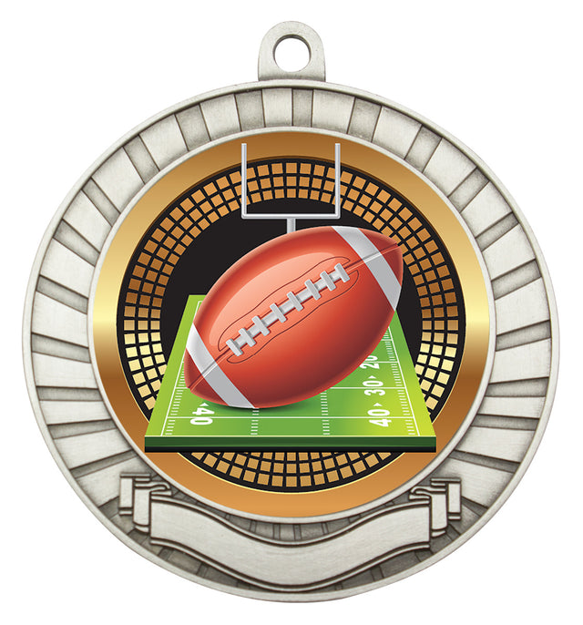 Eco Scroll - American Football Silver