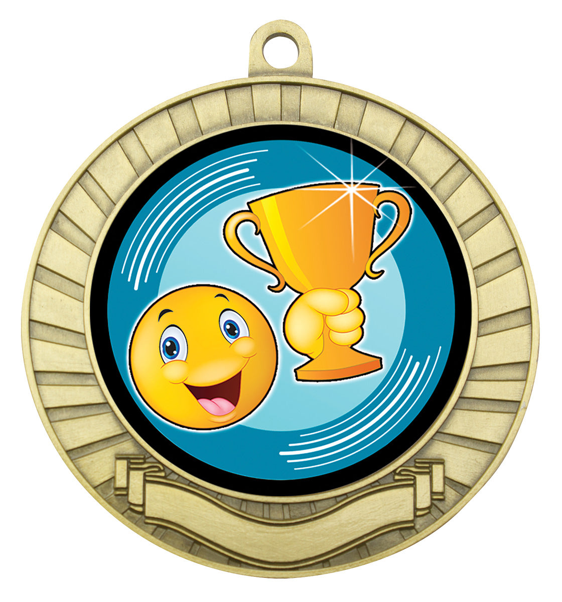Eco Scroll - Smiley Cup Gold