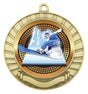 Eco Scroll - Snowboarding Gold
