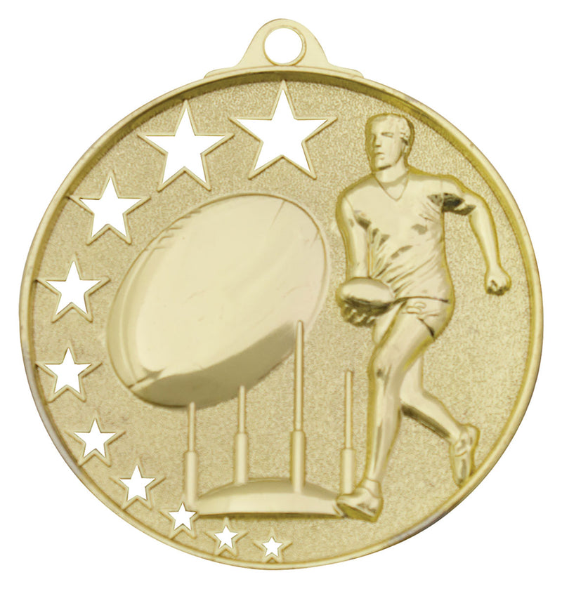 Aussie Rules Stars Aussie Rules Stars Medal Gold