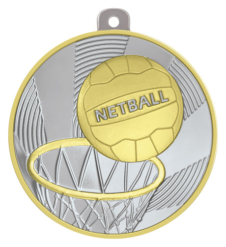 Netball Lumina Silver & Gold