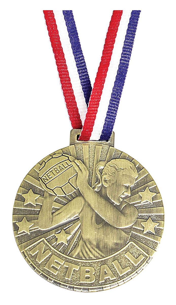 Netball Cosmos Netball Cosmos Loop Medal