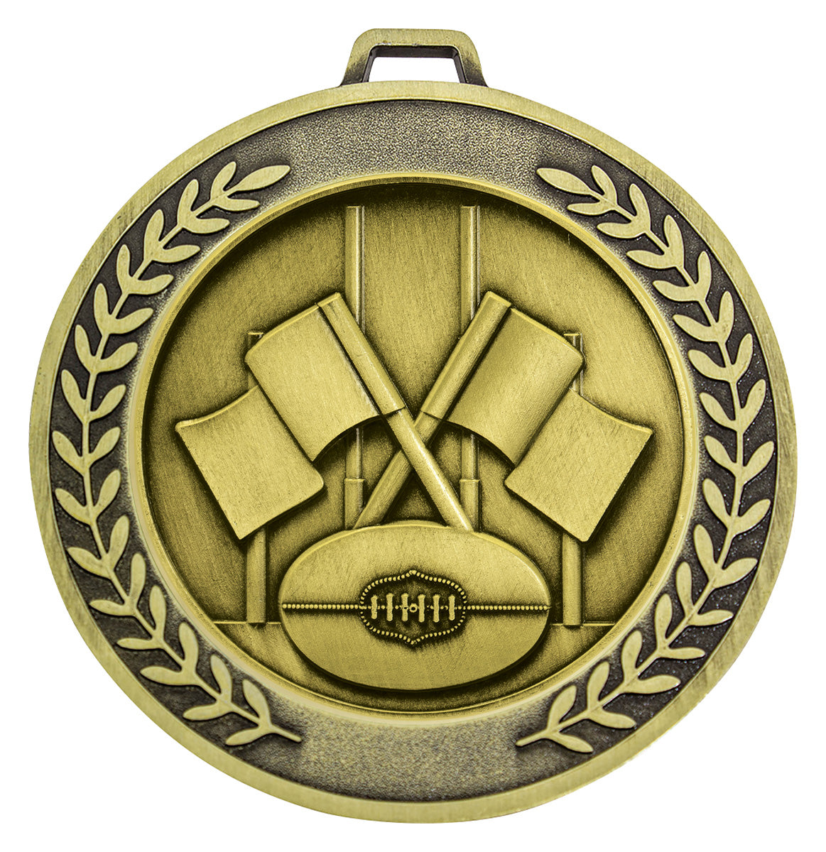 Prestige Medal Goal Flags Gold