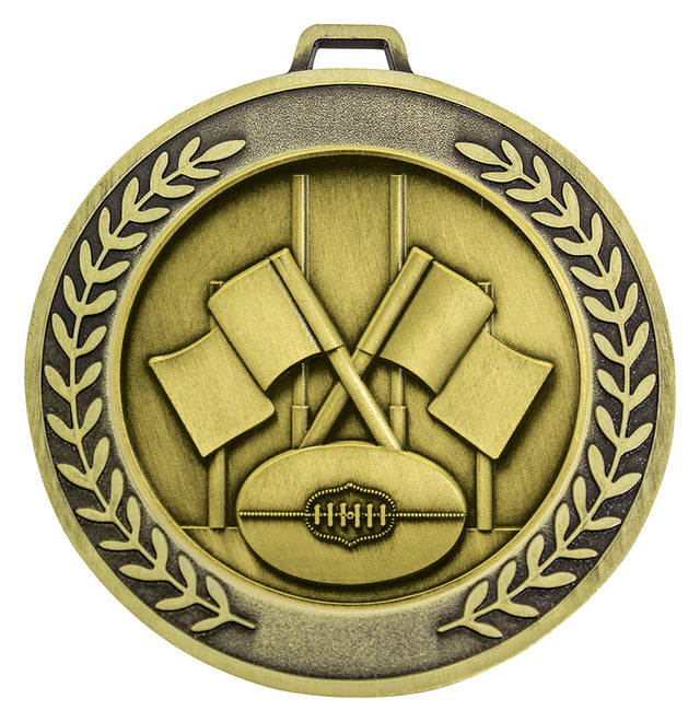 Prestige Medal Goal Flags Gold