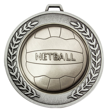 Prestige Medal Netball Silver