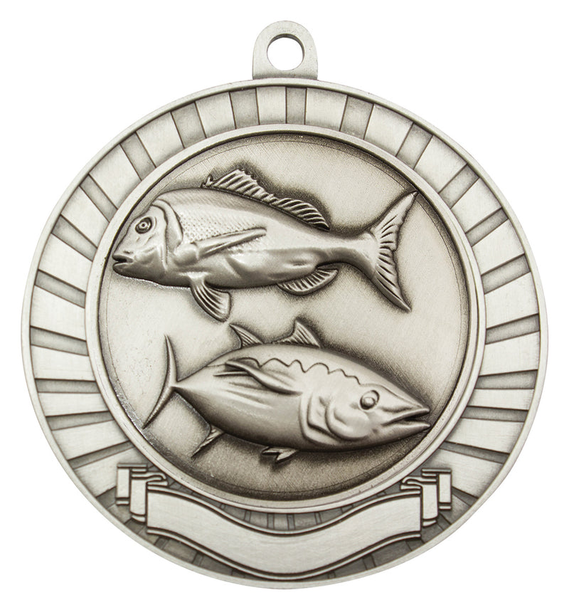 Eco Scroll - Fishing Silver