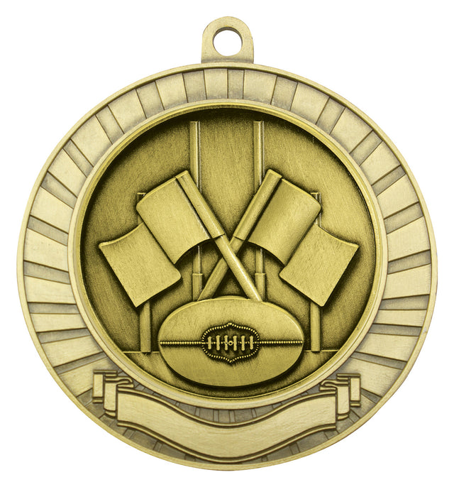 Eco Scroll - Goal Flags Gold