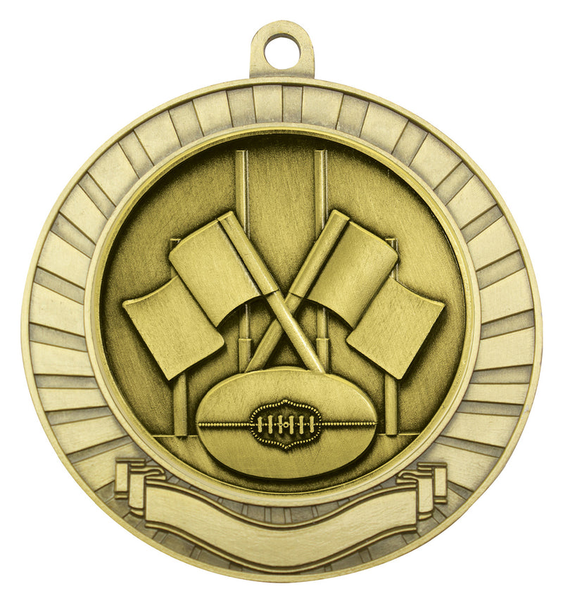 Eco Scroll - Goal Flags Gold