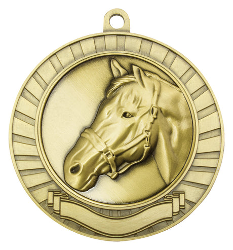 Eco Scroll - Horse Gold