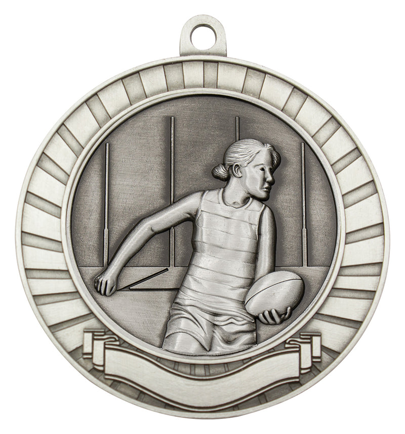 Eco Scroll - Female Silver