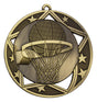 Basketball Galaxy Medal Gold
