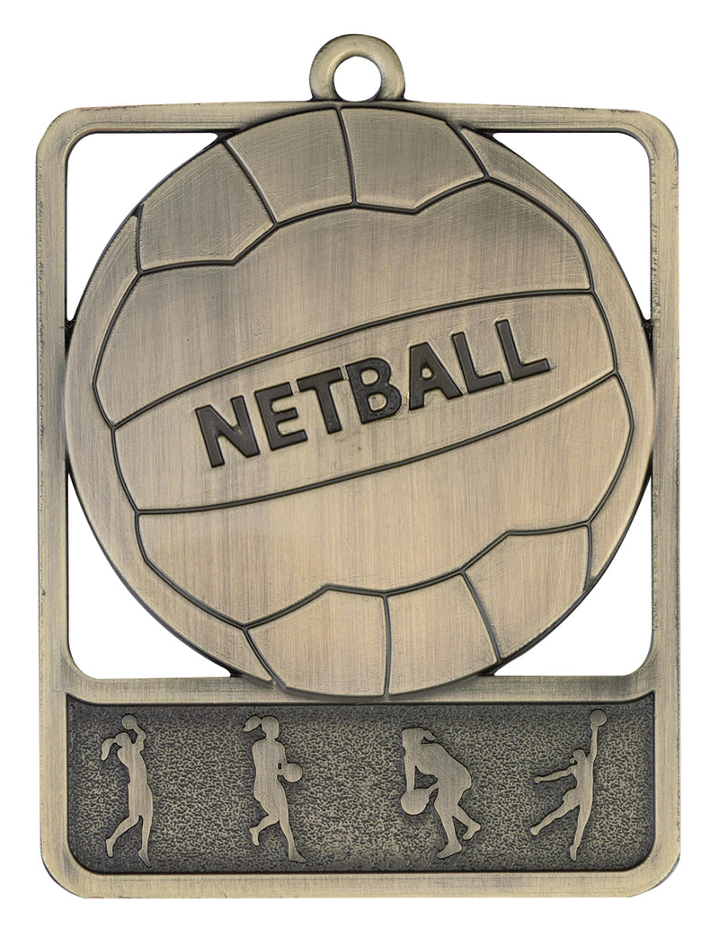 Netball Rosetta Netball Medal Rosetta Gold