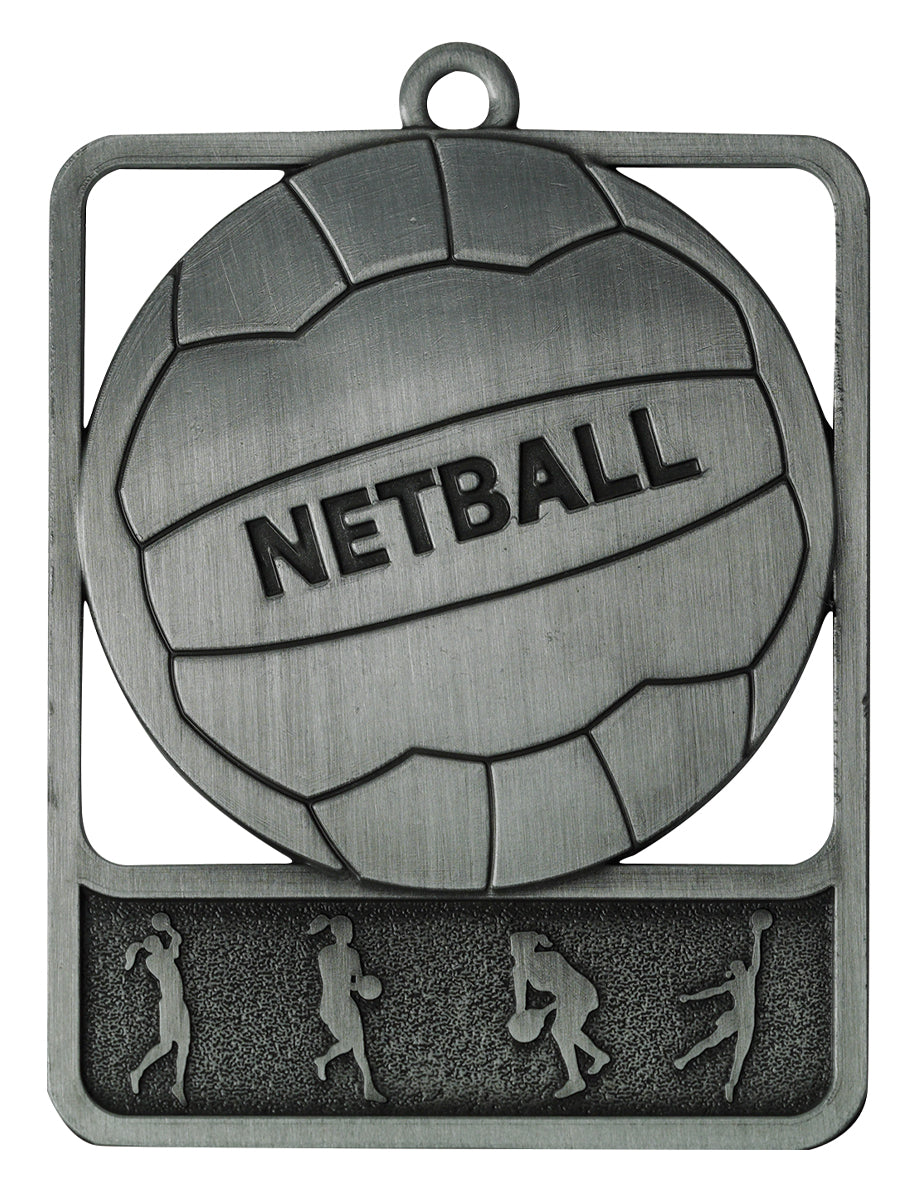 Netball Rosetta Silver
