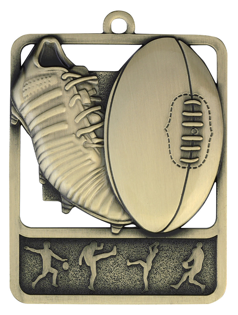 Aussie Rules Rosetta Aussie Rules Medal Rosetta Gold