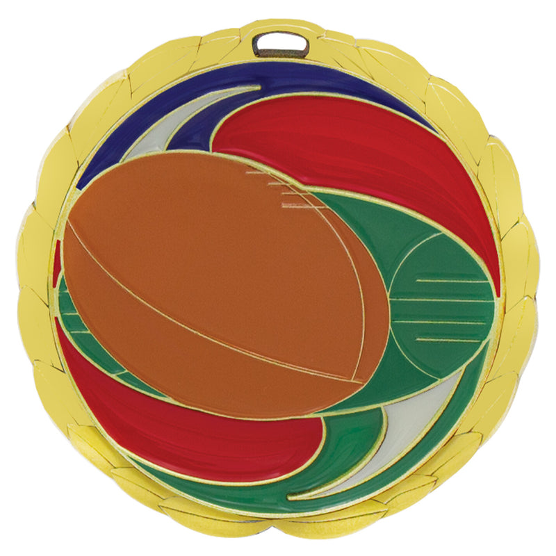 Aussie Rules Stained Glass Aussie Rules Stained Glass Gold