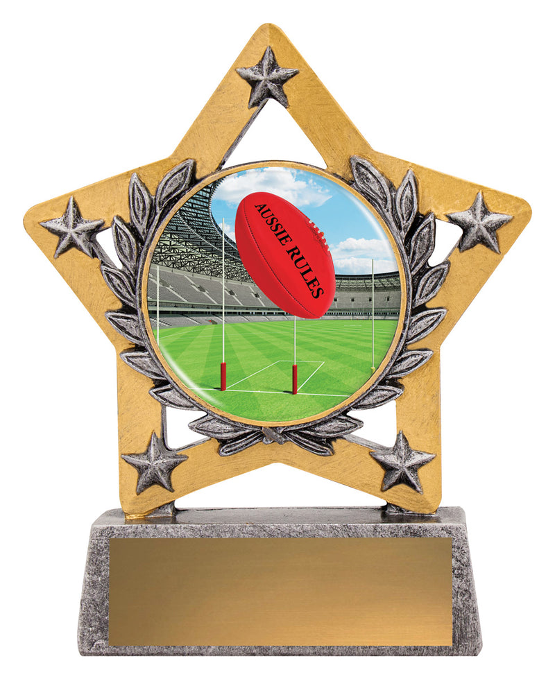 Mini Star Colour - Aussie Rules 130mm