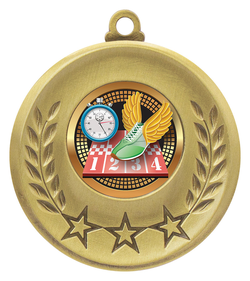 Laurel Medal - Track Laurel Track Gold