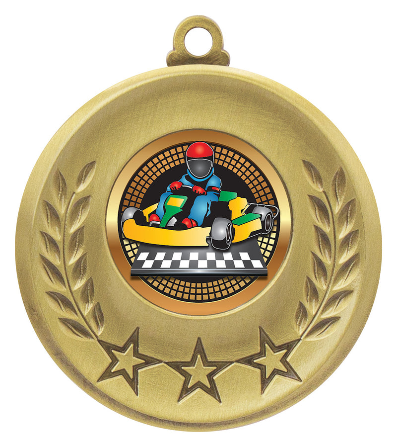 Laurel Medal - Go Kart Laurel Medal Go Kart Gold