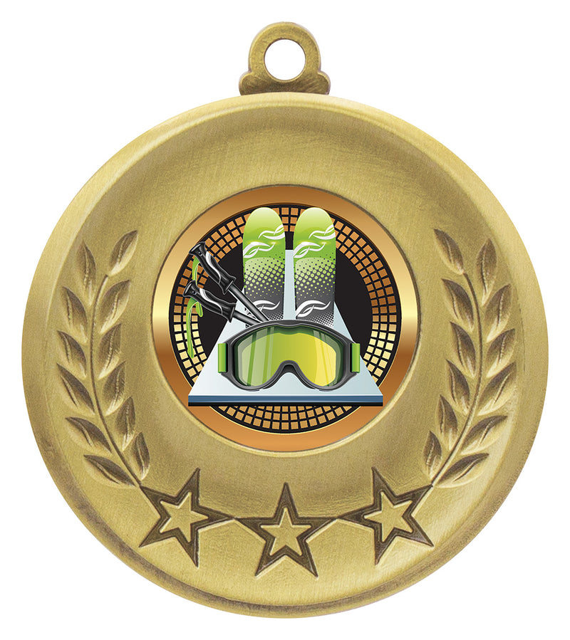 Laurel Medal - Skiing Laurel Medal Skiing Gold