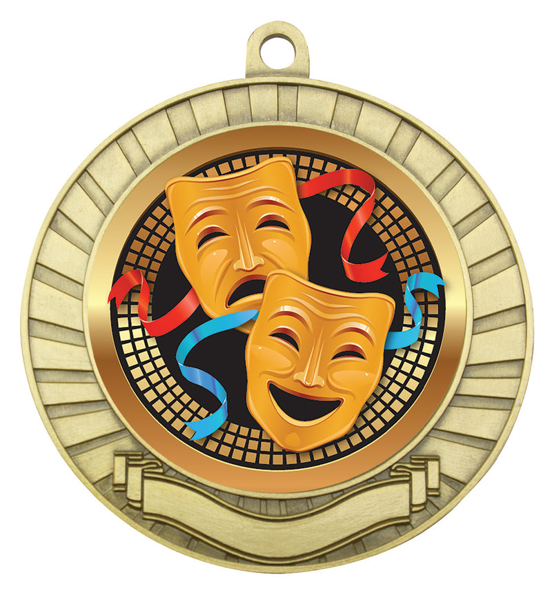 Eco Scroll Medal Gold