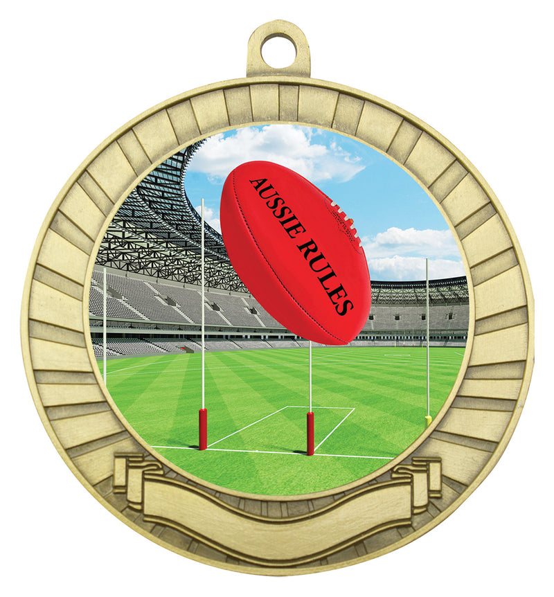Eco Scroll Medal Gold