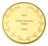 Laurel Presentation Medal 60mm