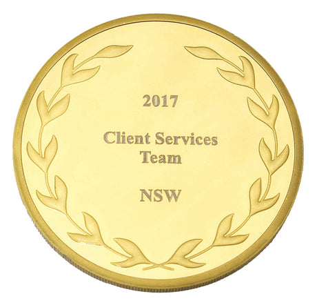 Laurel Presentation Medal 60mm