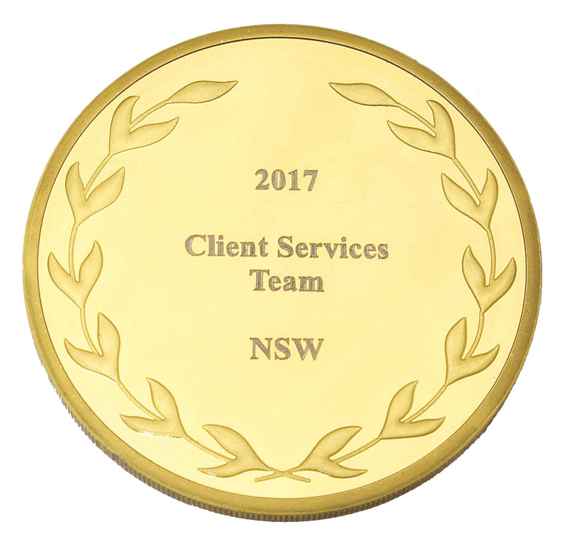 Laurel Presentation Medal 60mm