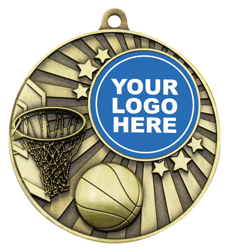 Impact Medal - Basketball Gold