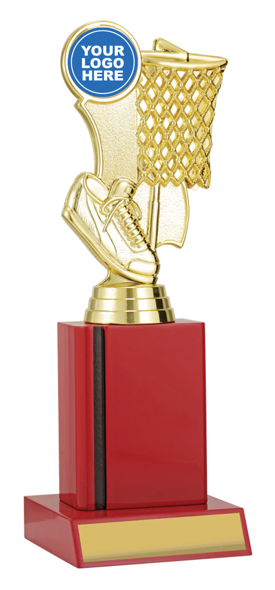 Netball Red Column 215mm