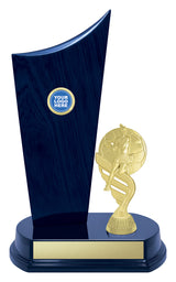 Blue Netball Crest 285mm