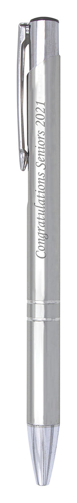 Engravable Pen - Silver 135mm