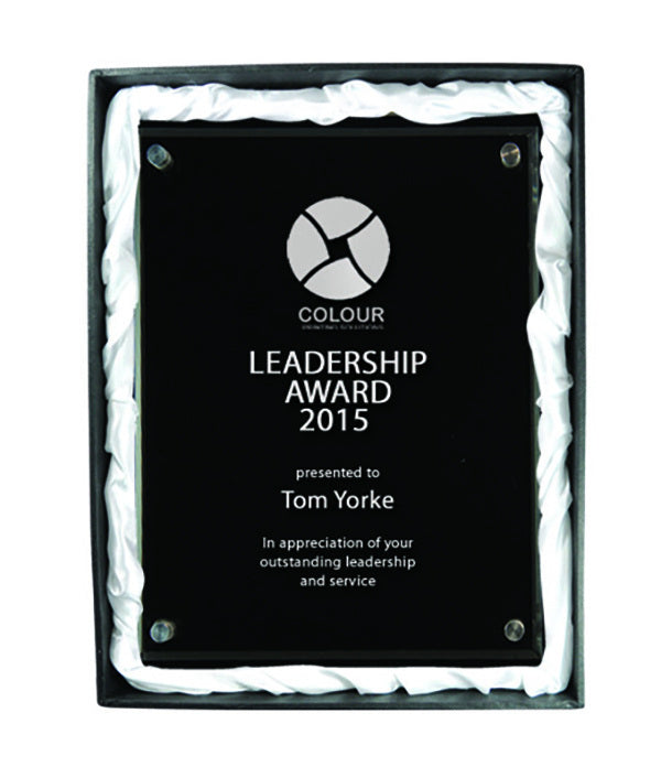 Plaque with Acrylic