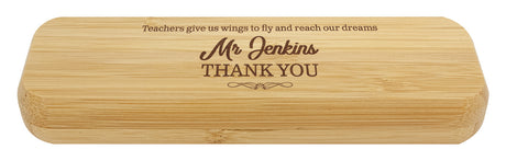 Bamboo Pen Box - Double 170mm