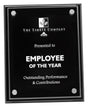 Black Premium Floating Plaque 200mm