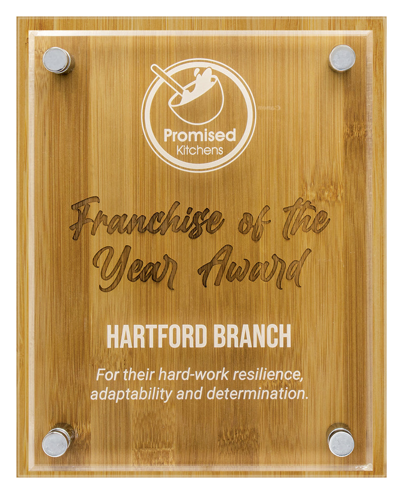 Bamboo Floating Plaque 250mm