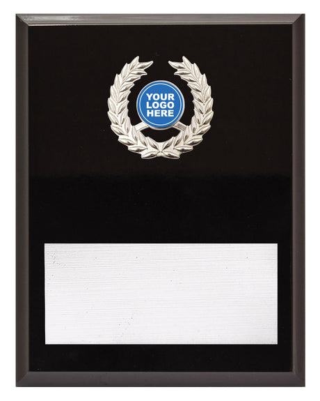 Laurel Plaque - Silver 225mm