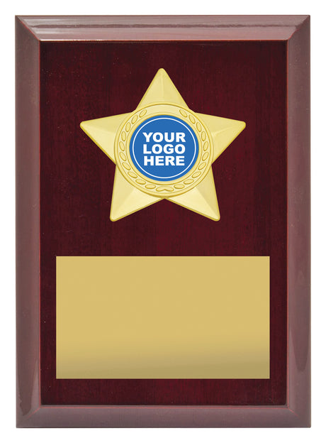 Star Plaque - Gold 150mm