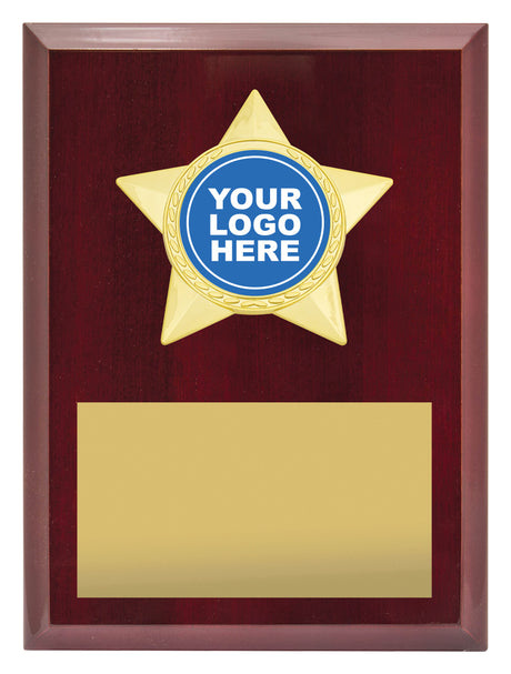 Star Plaque - Gold 200mm