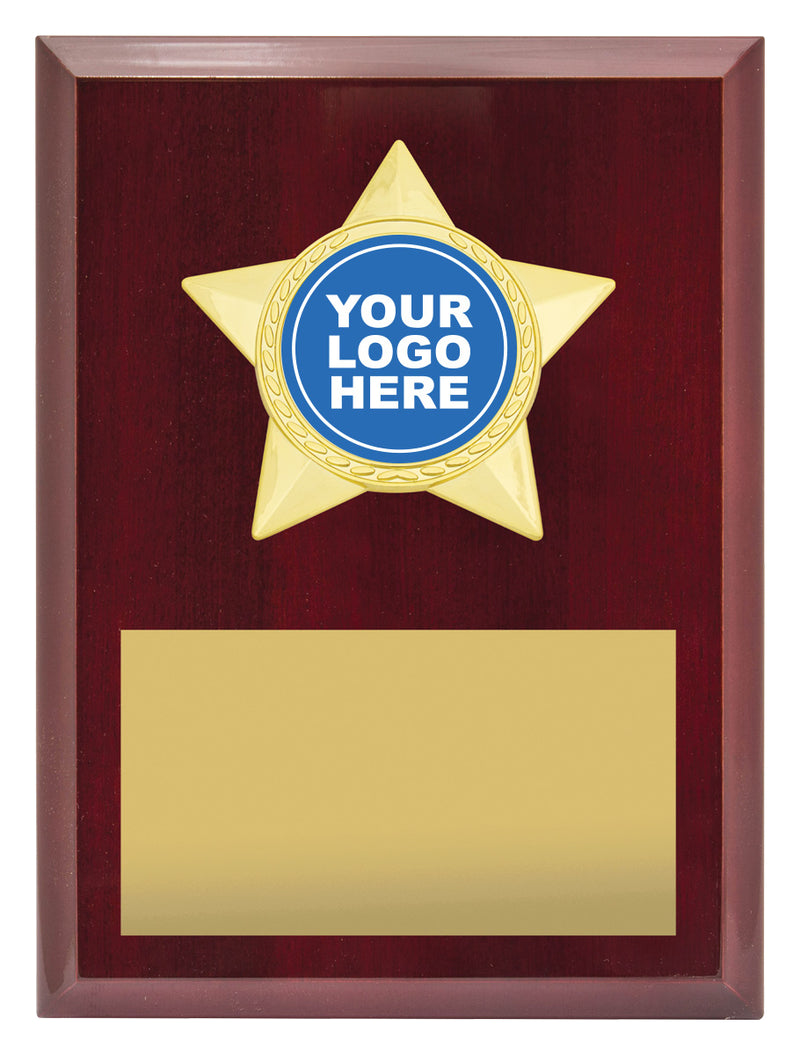 Star Plaque - Gold 200mm