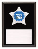 Star Plaque - Silver 200mm